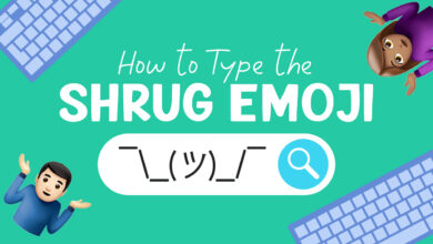 shrug emoticon