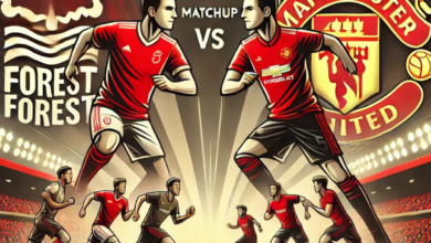 nottingham forest vs man united lineups